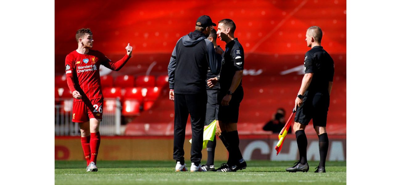 Andy Robertson angrily confronts David Coote in leaked video, questioning his purpose.