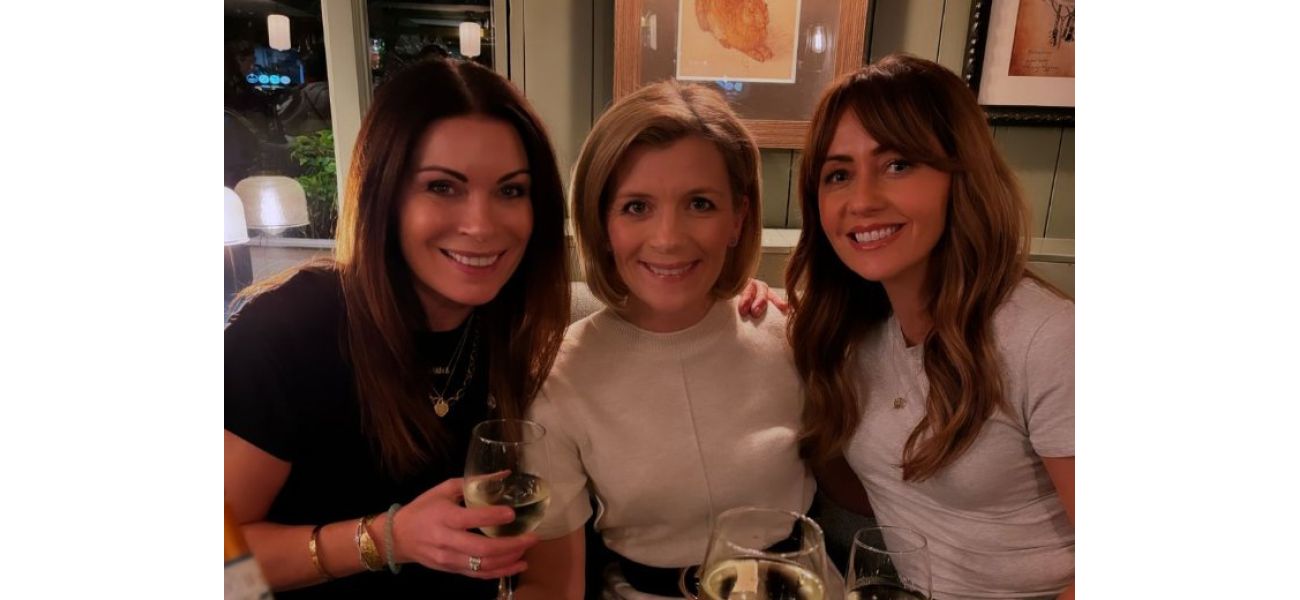 A famous actress from Coronation Street celebrates her birthday by partying with her well-known co-stars.