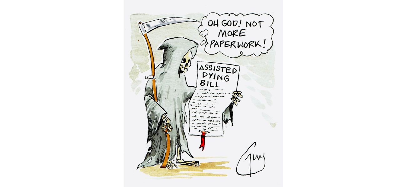 Guy Venables creates a daily cartoon for the Metro newspaper.