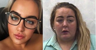 British woman thought she was carrying money, but is accused of being involved in a £15 million cocaine scheme.