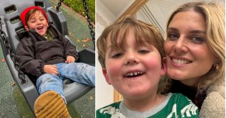 TV personality's 3-year-old son taken to hospital after sudden and frightening seizure.