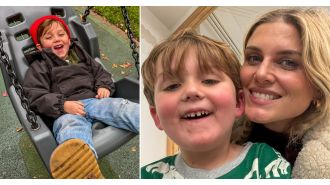 TV personality's 3-year-old son taken to hospital after sudden and frightening seizure.