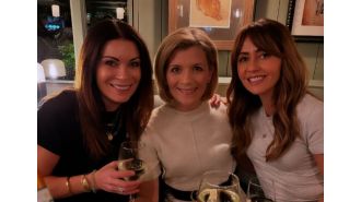 A famous actress from Coronation Street celebrates her birthday by partying with her well-known co-stars.