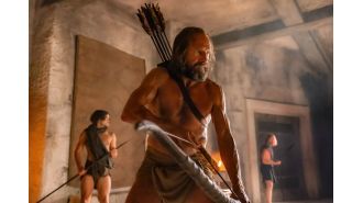 Harry Potter character's appearance drastically changes as he takes on the role of a Greek king.