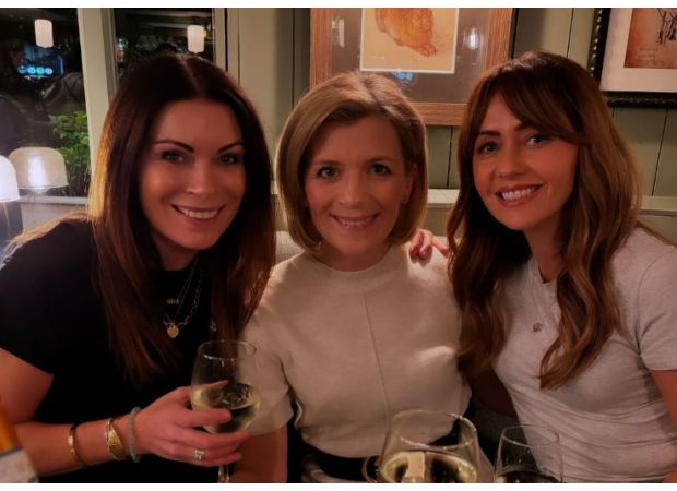 A famous actress from Coronation Street celebrates her birthday by partying with her well-known co-stars.