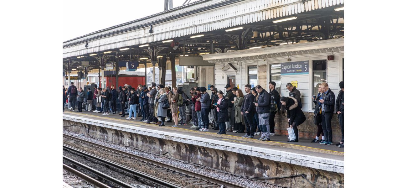 Popular London station has issues during rush hour due to unexpected delays in construction.