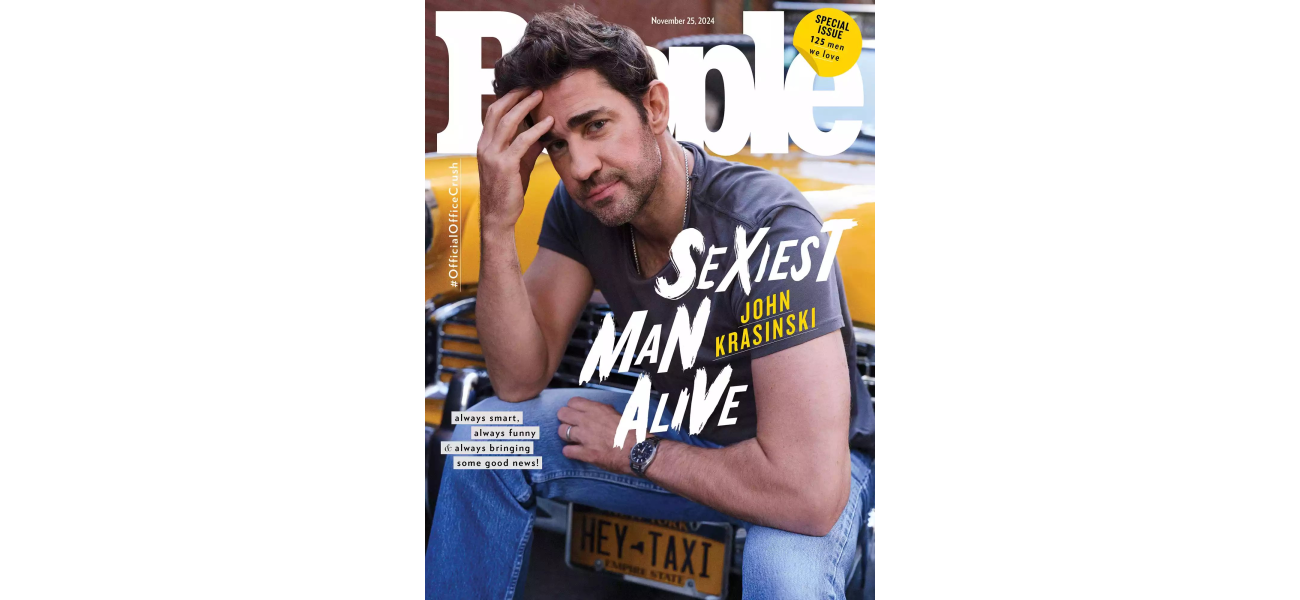 People magazine has chosen John Krasinski as their 'Sexiest Man Alive'.