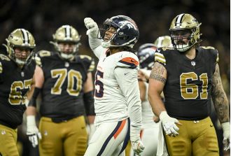 Nik Bonitto has become a top pass rusher in his third year with the Broncos, showing significant improvement.