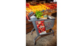 Coles is experimenting with using smart trolleys equipped with artificial intelligence technology in their stores.