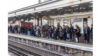 Popular London station has issues during rush hour due to unexpected delays in construction.