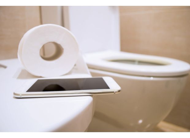 Doctors caution against spending over 10 mins on the toilet.