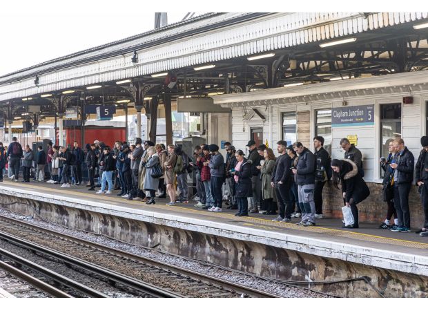 Popular London station has issues during rush hour due to unexpected delays in construction.