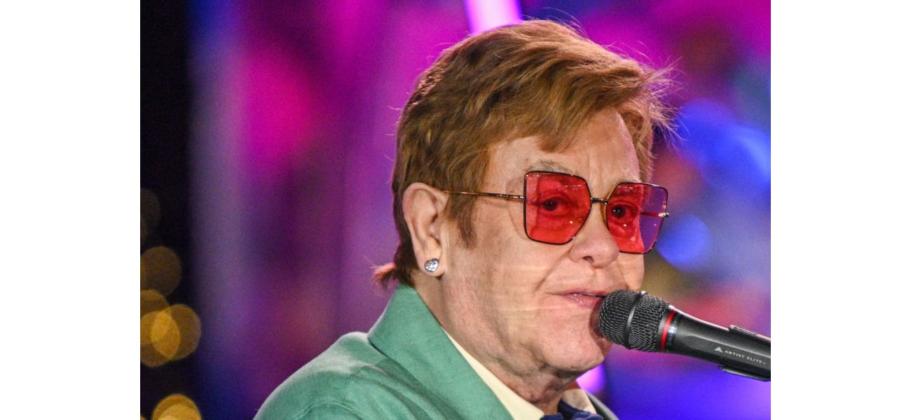 The legendary singer Elton John, aged 77, shares his ideal last meal after changing his eating habits.
