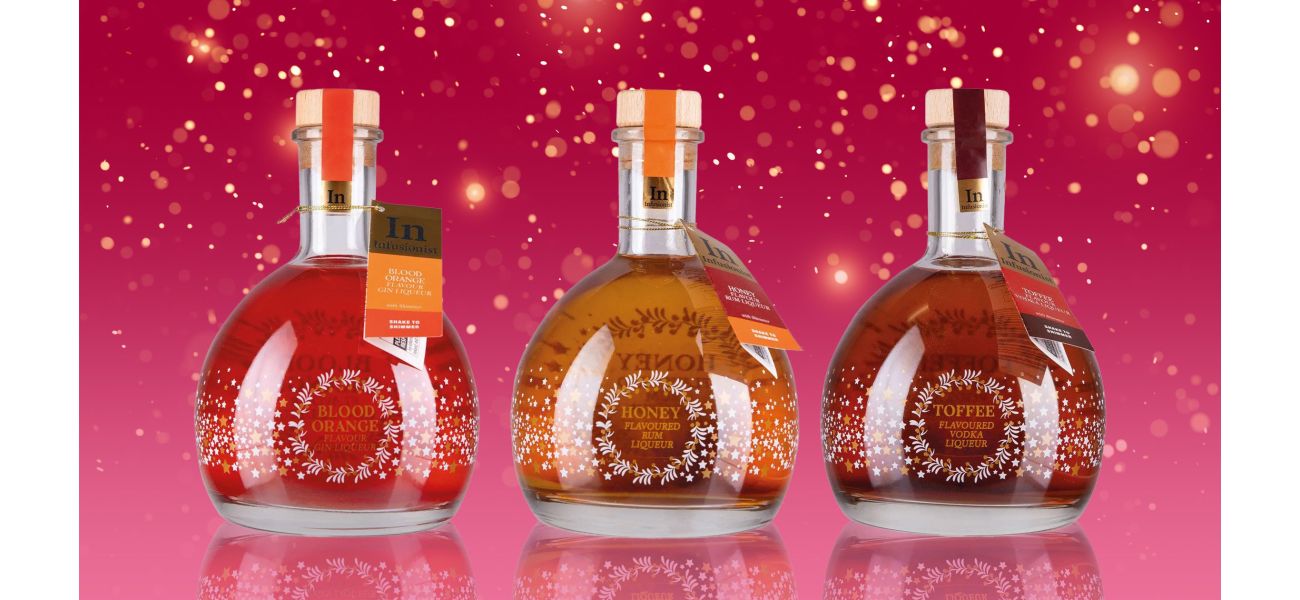 Add some shimmer to your holiday drinks with Aldi's Shimmer Globe Liqueurs.