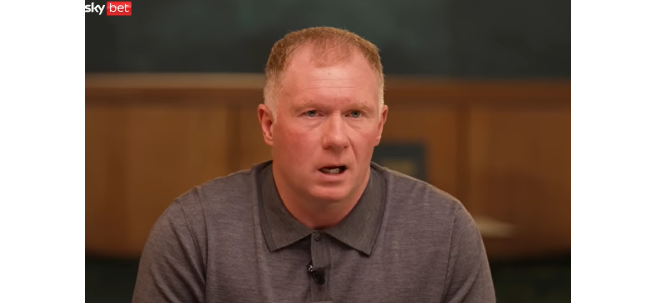 Paul Scholes reveals the player who caused him to retire from England and Manchester United.