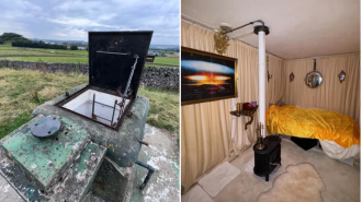 A hole in a field in the UK is sold for £36,000.