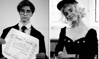 Search for performer who deceived Magic Circle by posing as a man and was expelled.