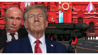 Author of atomic blackmail book concerned about high likelihood of World War III.
