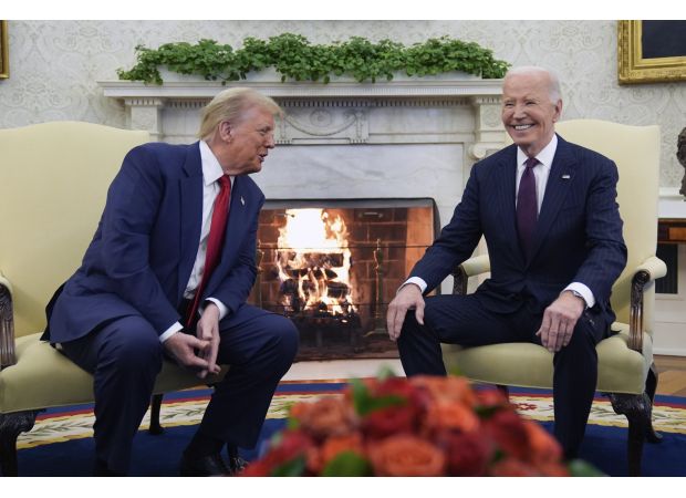 Trump shows rare sign of happiness after telling Biden that politics is a difficult game.