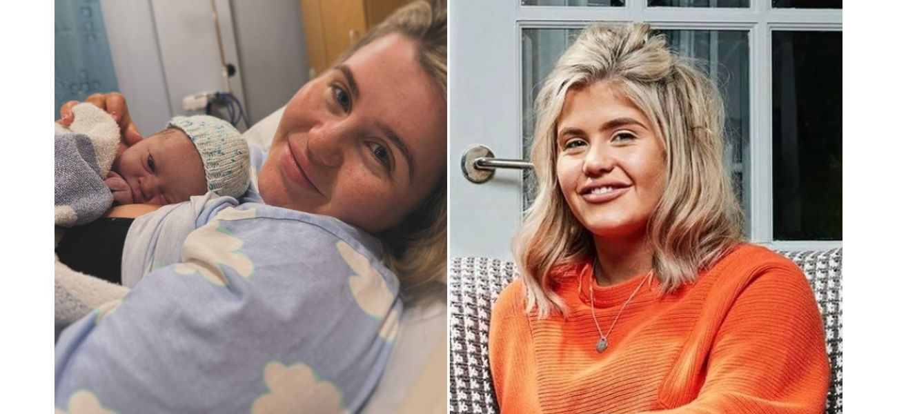 24-year-old star from Gogglebox gives birth to a baby boy with an adorable name.
