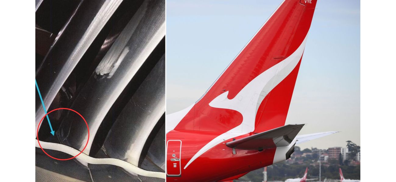 A Qantas plane flew for almost 300 hours with a tool loose in its engine.