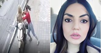 A woman was arrested for not wearing a hijab despite being attacked by a man on the street.