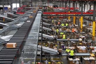 Weekend package delivery resumes in preparation for the holiday season.