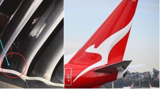 A Qantas plane flew for almost 300 hours with a tool loose in its engine.