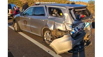 An officer from Colorado State Patrol was hit and hurt by a suspected drunk driver in El Paso County.
