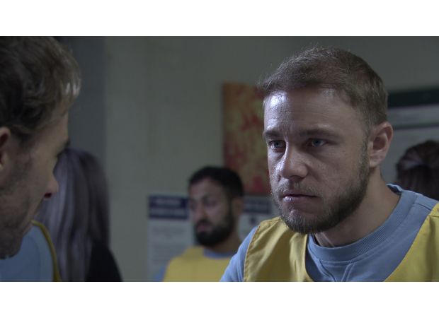 Famous soap opera character learns about a family member's death.