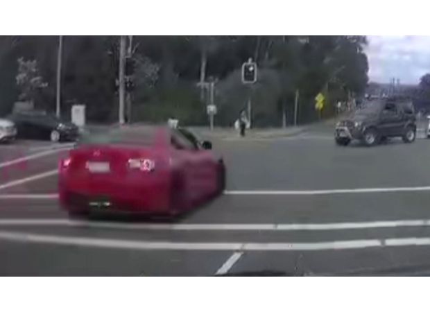 Video captures shocking scene as car hits both toddler and elderly woman in a dramatic incident.