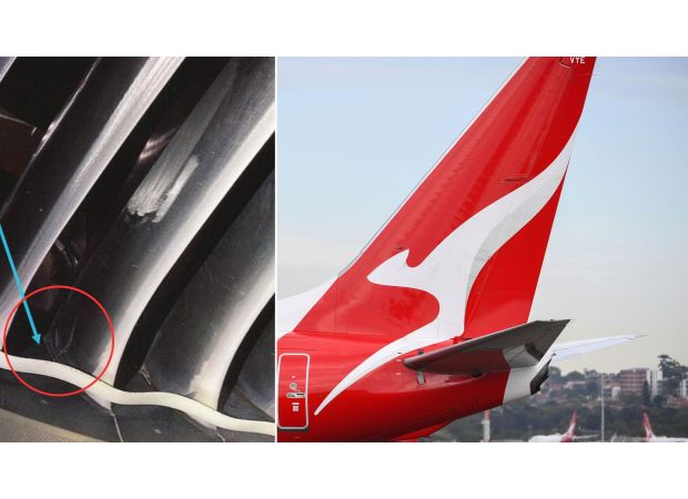 A Qantas plane flew for almost 300 hours with a tool loose in its engine.