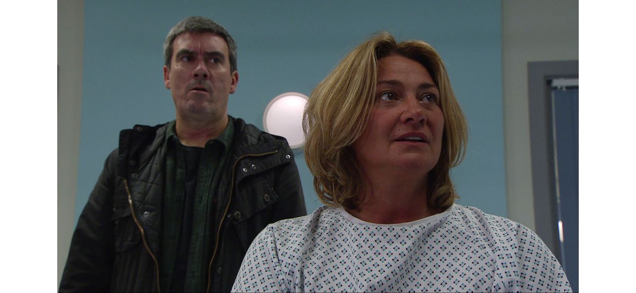 Cain is bloody and Moira is taken to the hospital for surgery in Emmerdale.