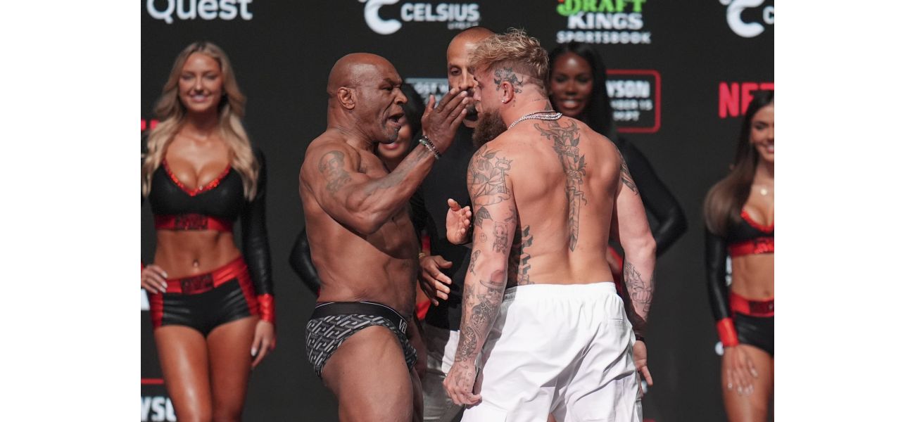 Jake Paul’s mother criticizes Mike Tyson for his slap during the weigh-in before their fight on Netflix.