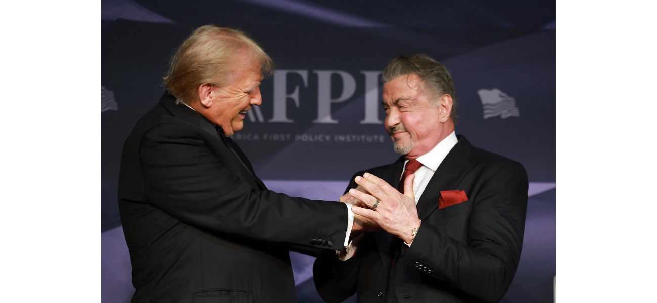 Sylvester Stallone praises Trump, comparing him to George Washington.