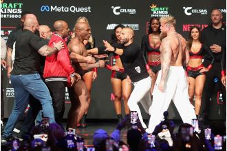 After getting hit by Mike Tyson, Jake Paul exclaimed 