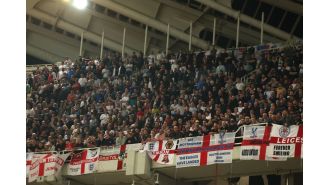 - England fans were affected by tear gas during a Greece match and the FA is looking into claims of aggressive police behavior.