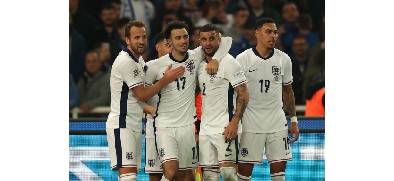 Praise for England player's debut against Greece hailed as one of the best ever.
