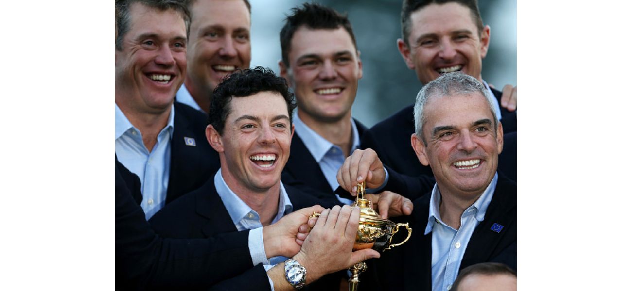 Former Ryder Cup captain agrees with Rory McIlroy on US payment requests.