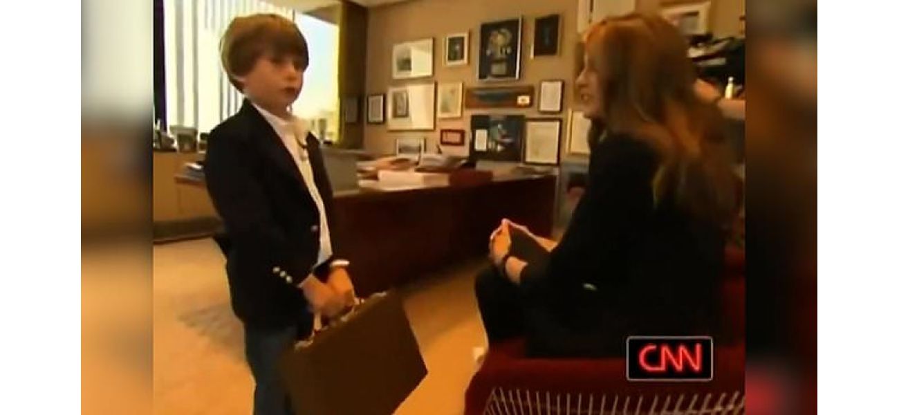 People are surprised by four-year-old Barron Trump's voice.