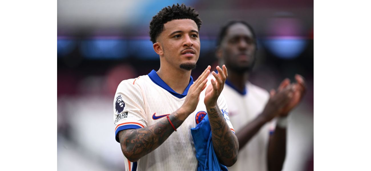 Jadon Sancho mentions promising Chelsea player with a bright future.