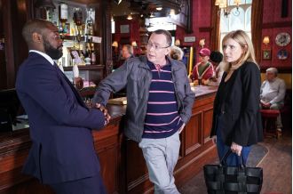 A dispute between Junior and Ian over Cindy leads to a conflict at a wedding on EastEnders.