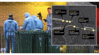 London's dangerous district known as 'murder mile' has seen a rise in gang violence resulting in four deaths.