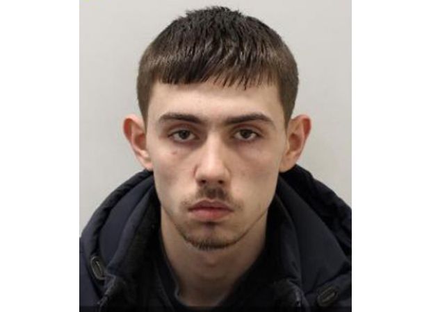 Thief crashes into police motorbike, injuring officer.