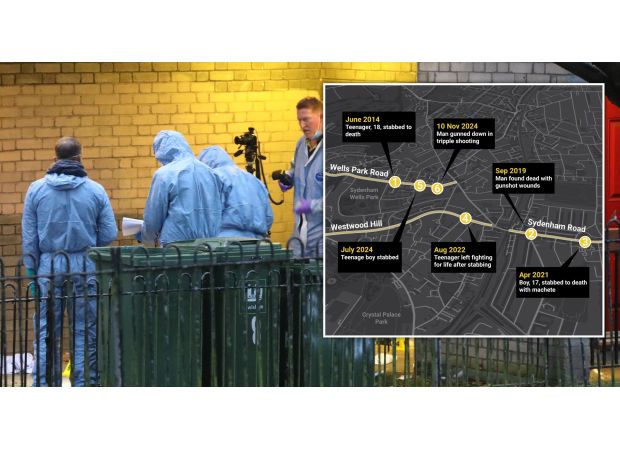 London's dangerous district known as 'murder mile' has seen a rise in gang violence resulting in four deaths.