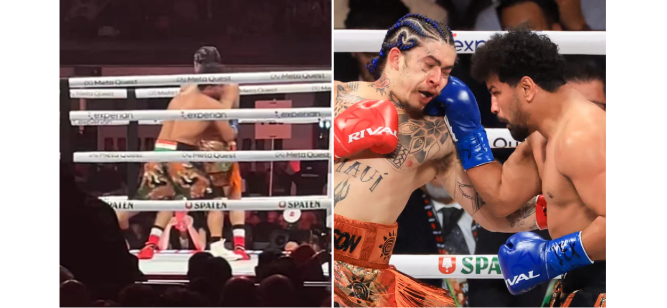 Boxer criticized for inappropriate sexual gesture in ring during Jake Paul and Mike Tyson fight.