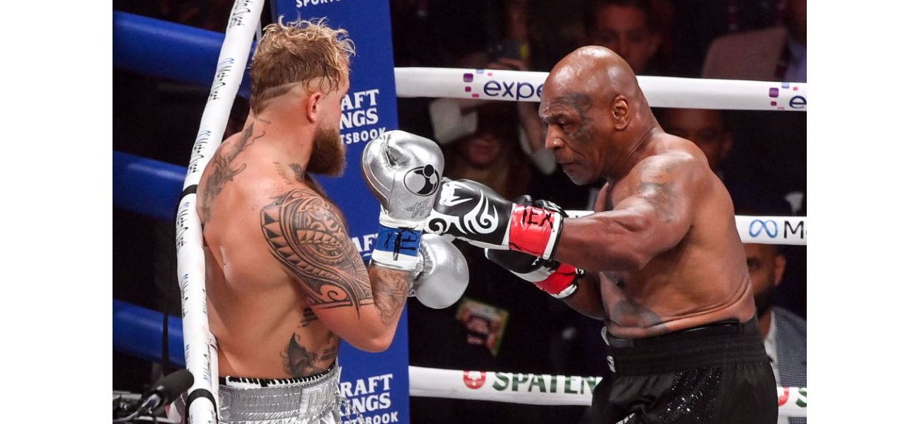 Jake Paul's victory over 58-year-old Mike Tyson in a controversial Netflix fight is met with boos from the audience.