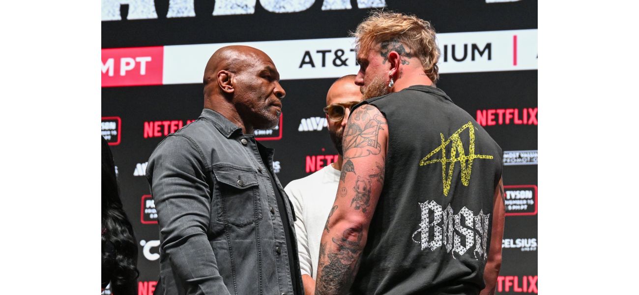 What was the amount of money Mike Tyson earned for fighting Jake Paul on Netflix?