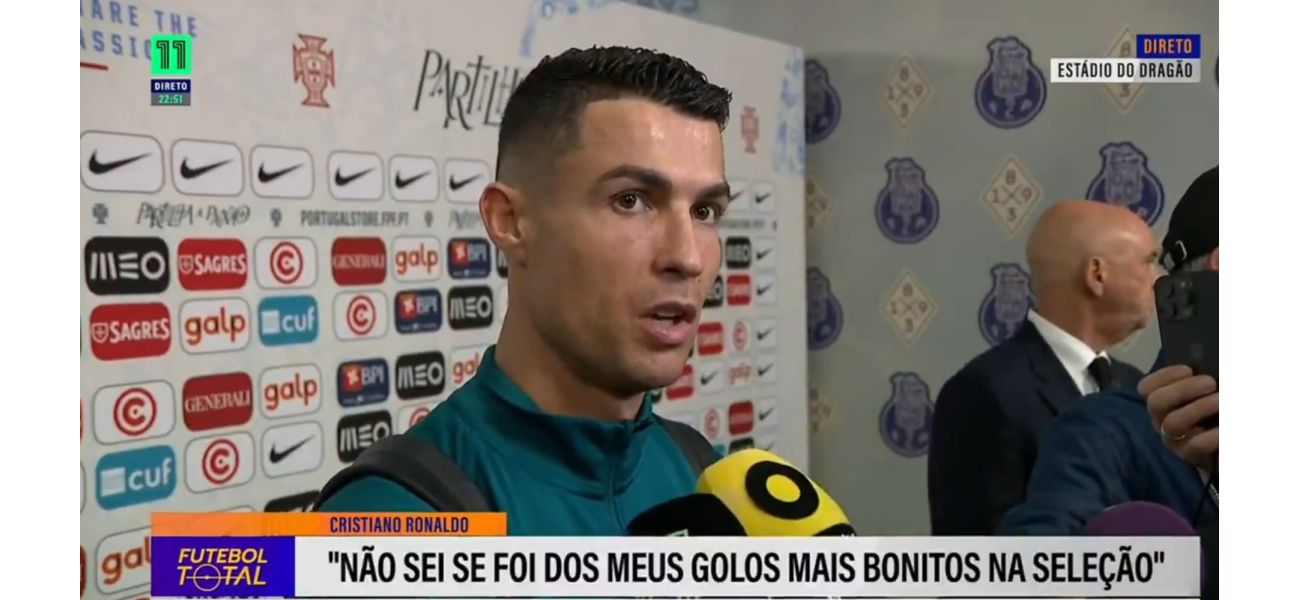 Cristiano Ronaldo responds to Ruben Amorim's move to Manchester United.