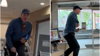 Man steals from store during moment of silence on Remembrance Day.